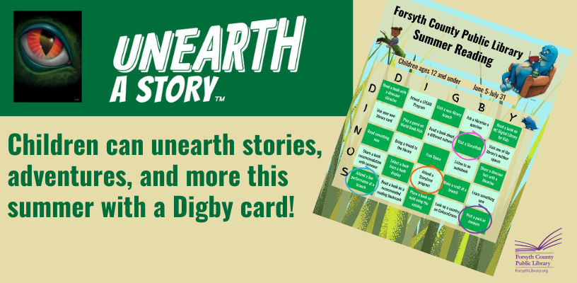 Children can unearth stories, adventures, and more with a Digby card