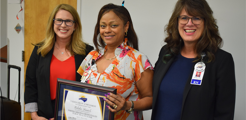 Forsyth school nurse becomes first NC Credentialed Public Health Nurse