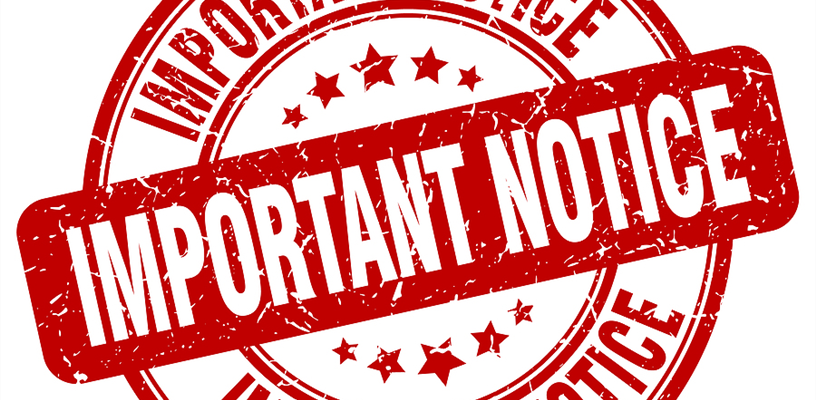 NOTICE OF COUNTY COMMISSIONERS’ SPECIAL MEETING AND CANCELLATION OF THE MAY 29 BUDGET WORKSHOP   
